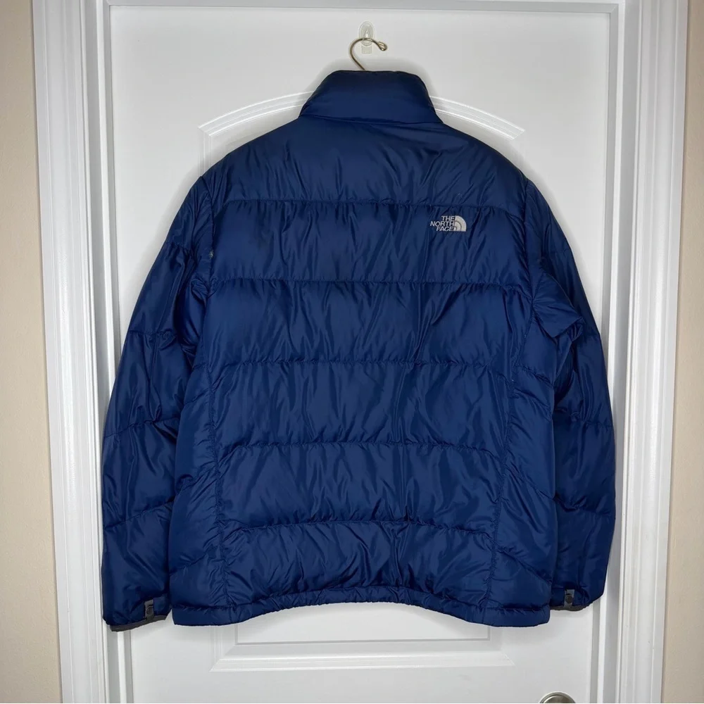 The North Face 550-Fill Down Puffer Jacket Size L – Blue Bacardí Edition